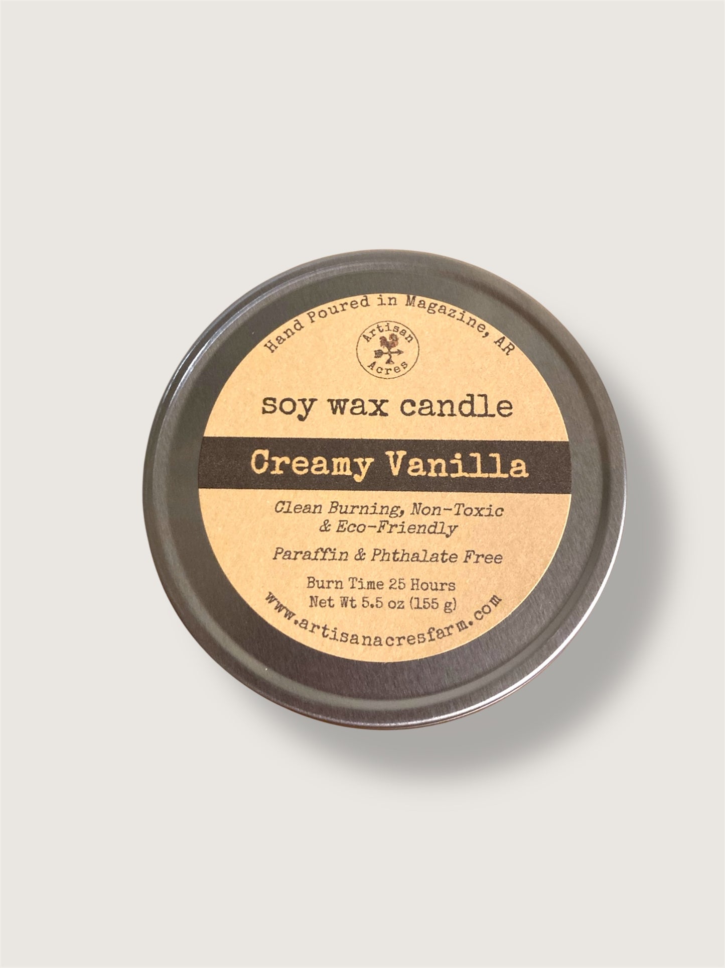 Creamy Vanilla | Soy Wax Candle
