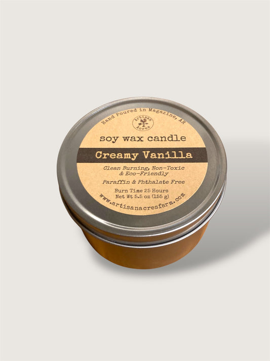 Creamy Vanilla | Soy Wax Candle