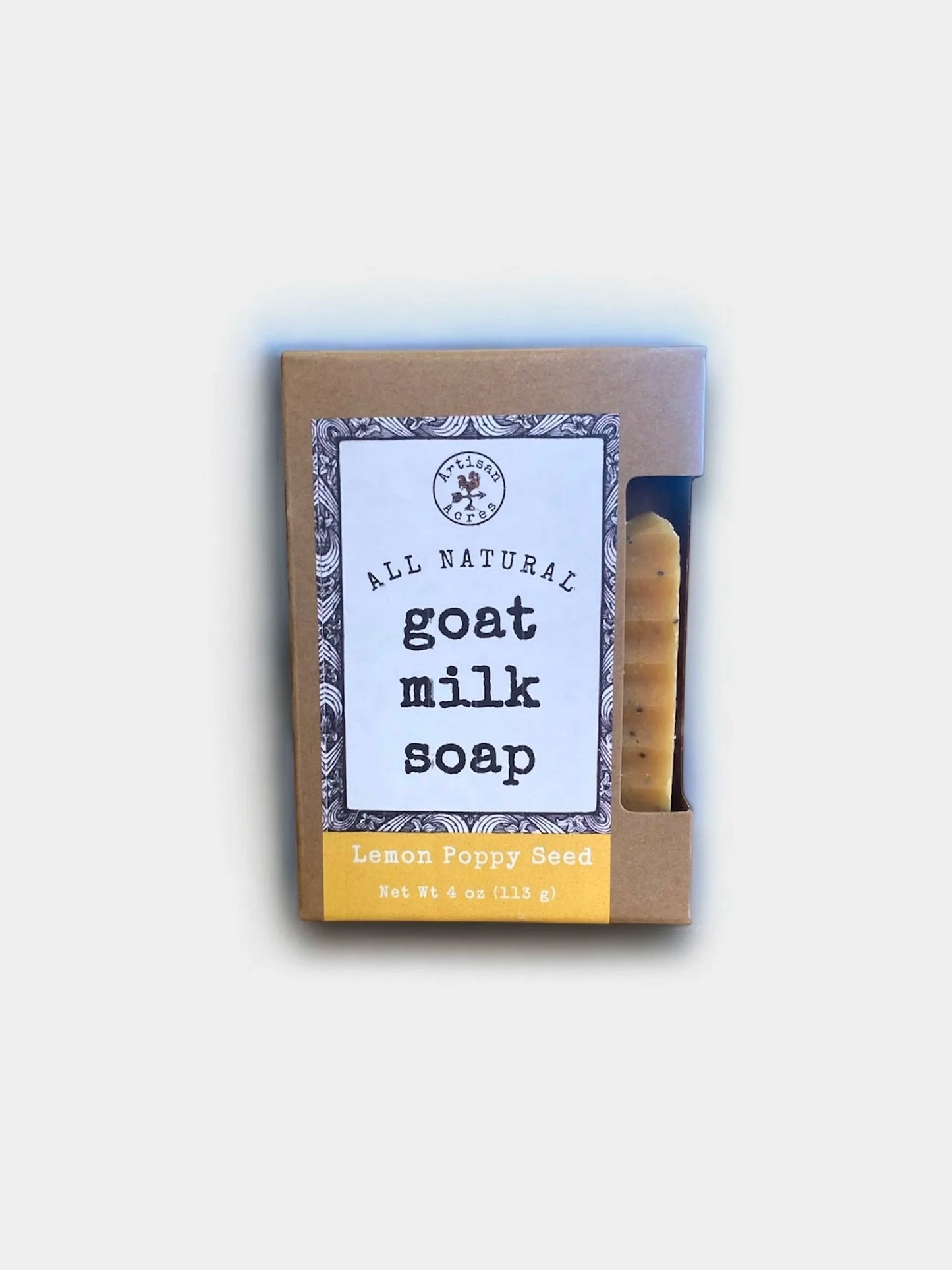 Lemon Poppy Seed | Goat Milk Soap (with essential oils)